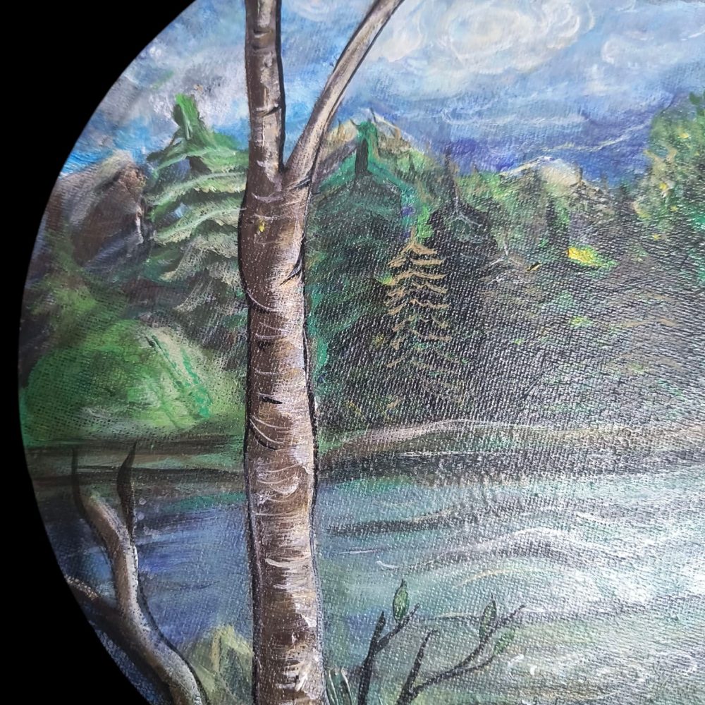 Tablou Respirația pădurii 1